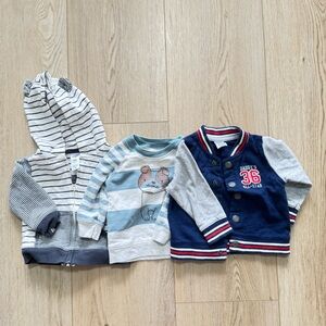 Carter’s Striped Kids Sweater with Dog Design